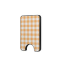 Gingham Yellow - Magnetic Wallet