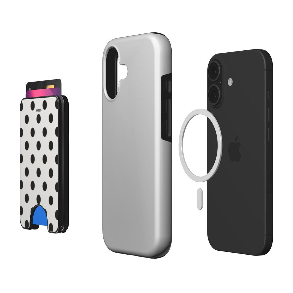 Monochrome Spot - Magnetic Wallet