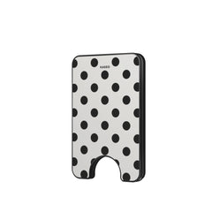 Monochrome Spot Magnetic Wallet