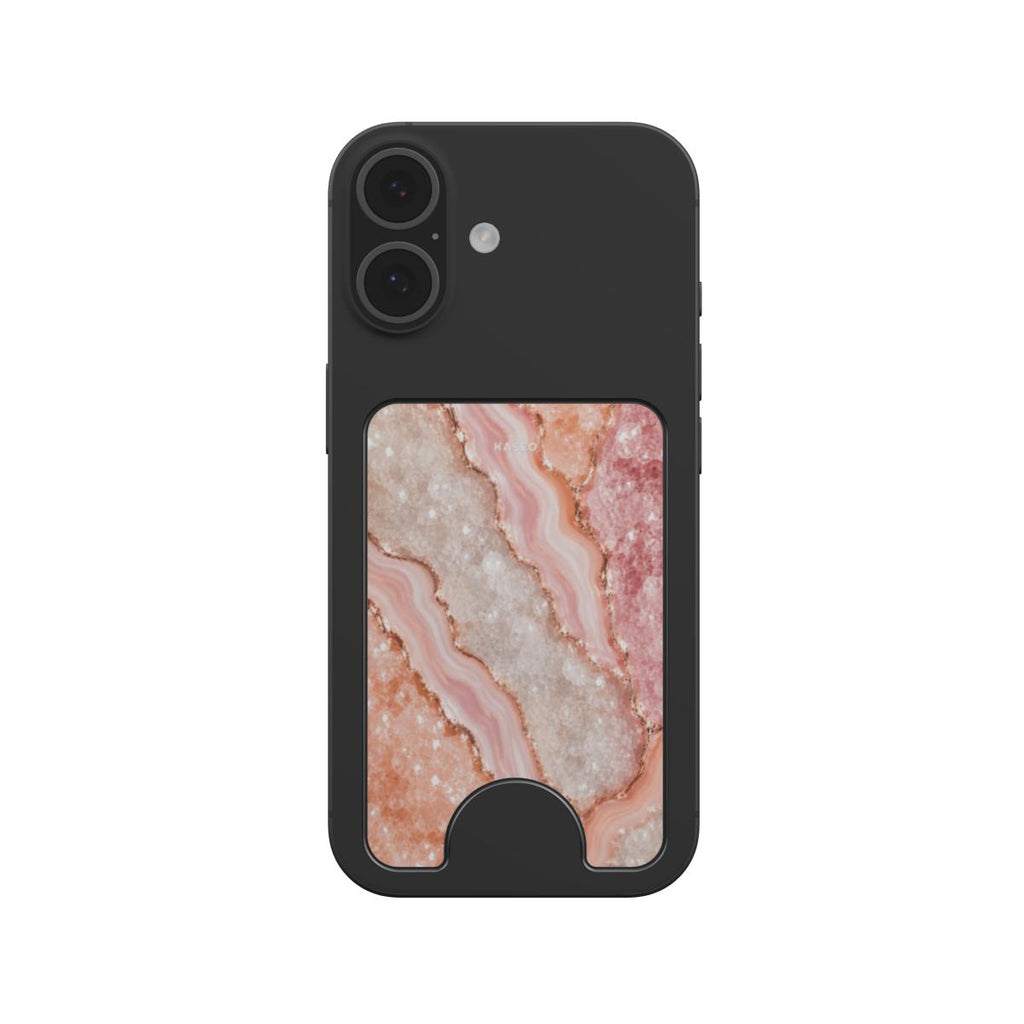 Pink Marble - Magnetic Wallet