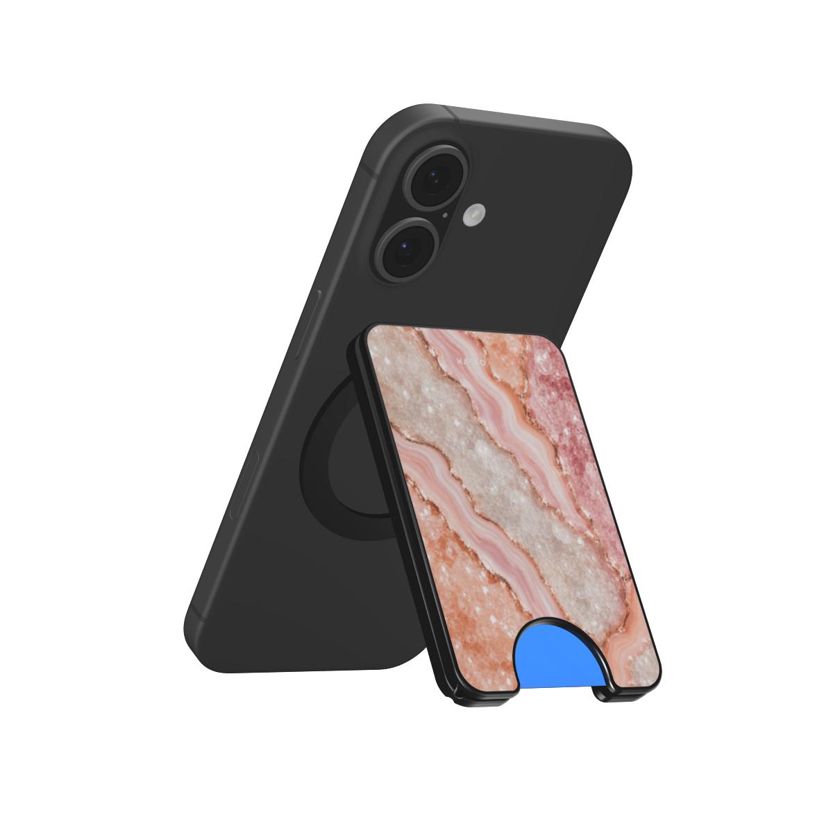 Pink Marble - Magnetic Wallet