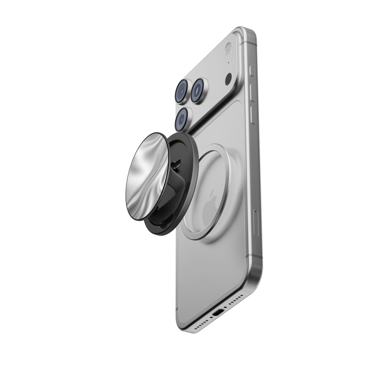 Silver Silk - Magnetic Phone Grip