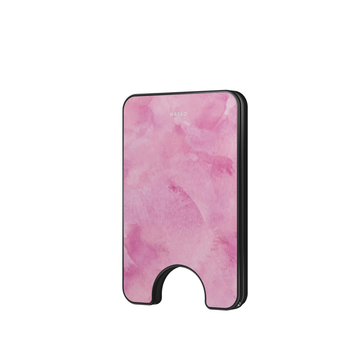 Watercolour Pink - Magnetic Wallet