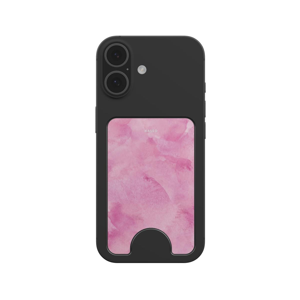 Watercolour Pink - Magnetic Wallet