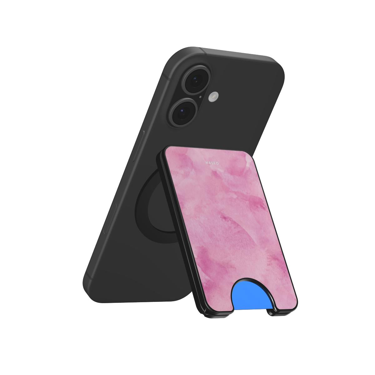 Watercolour Pink - Magnetic Wallet