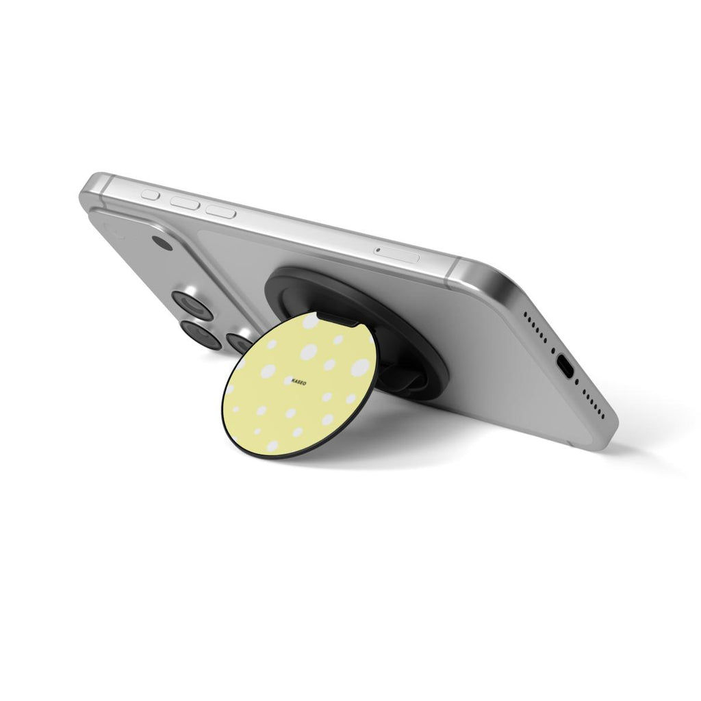 Yellow Splatter - Magnetic Phone Grip