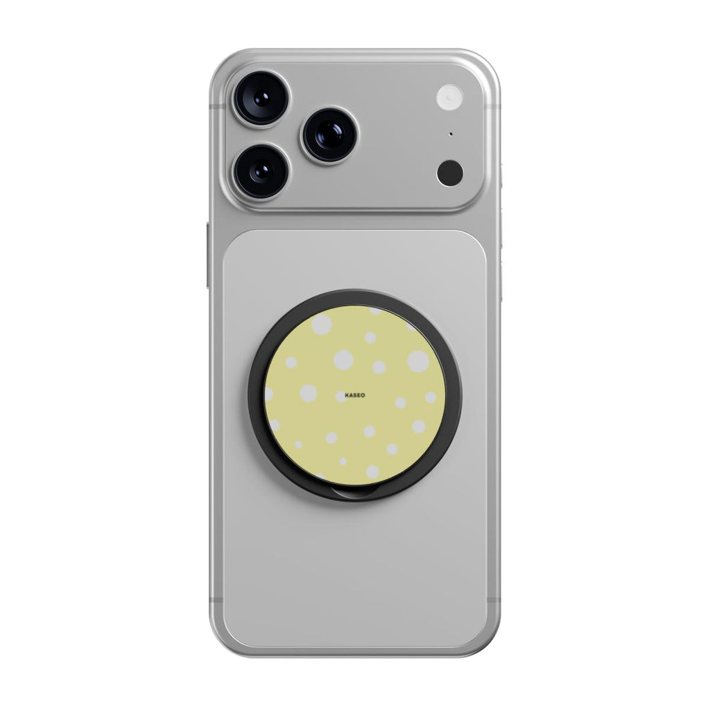 Yellow Splatter - Magnetic Phone Grip