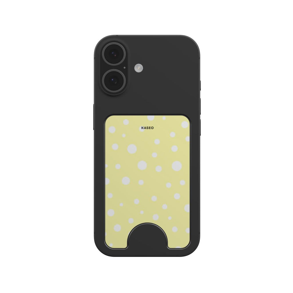 Yellow Splatter - Magnetic Wallet
