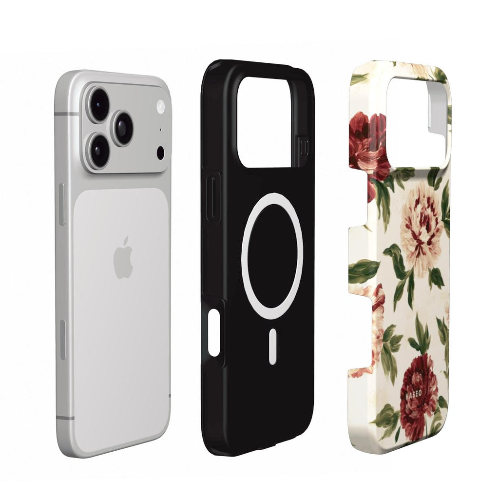Winter Bloom MagSafe phone case - MagSafe layers