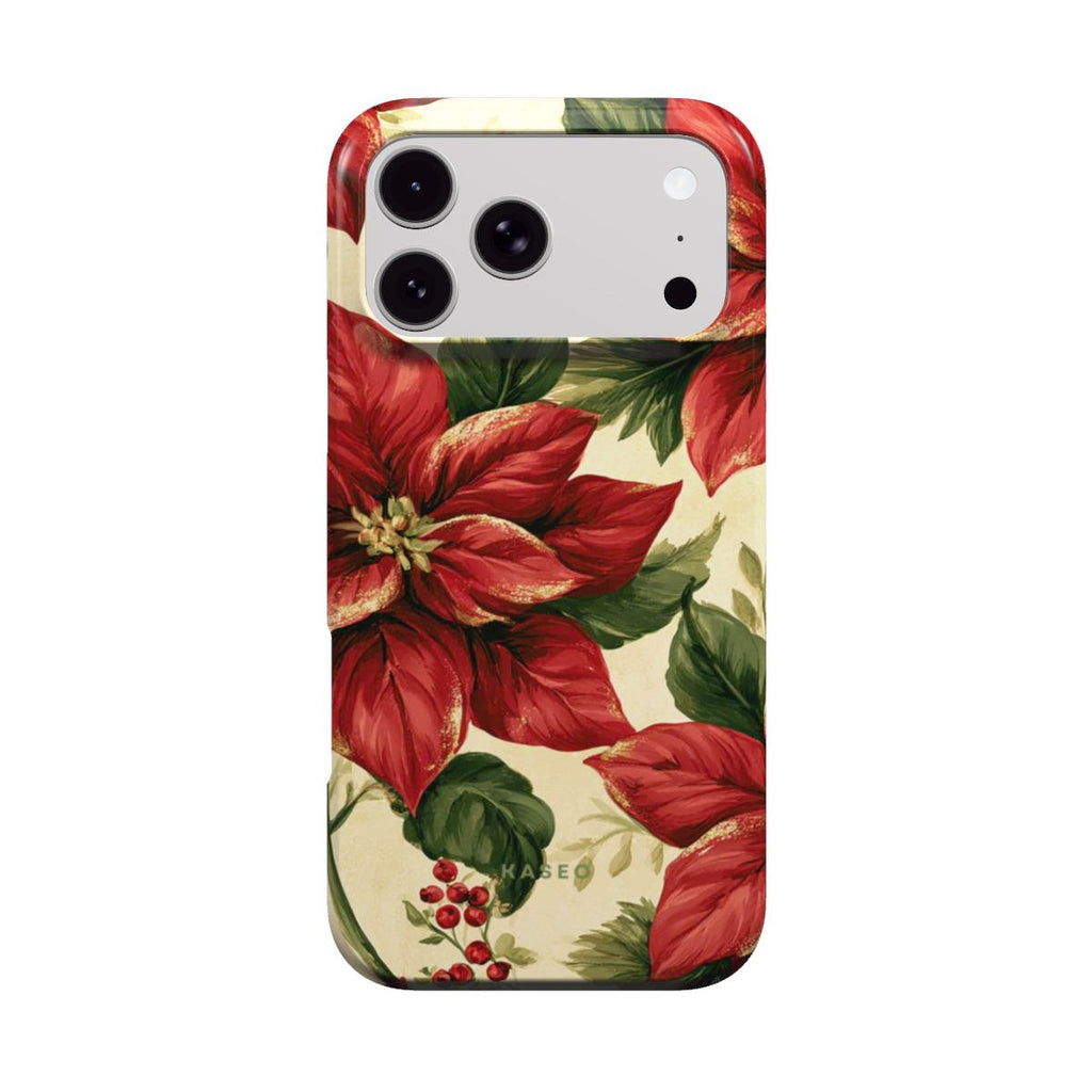 Poinsettia MagSafe phone case