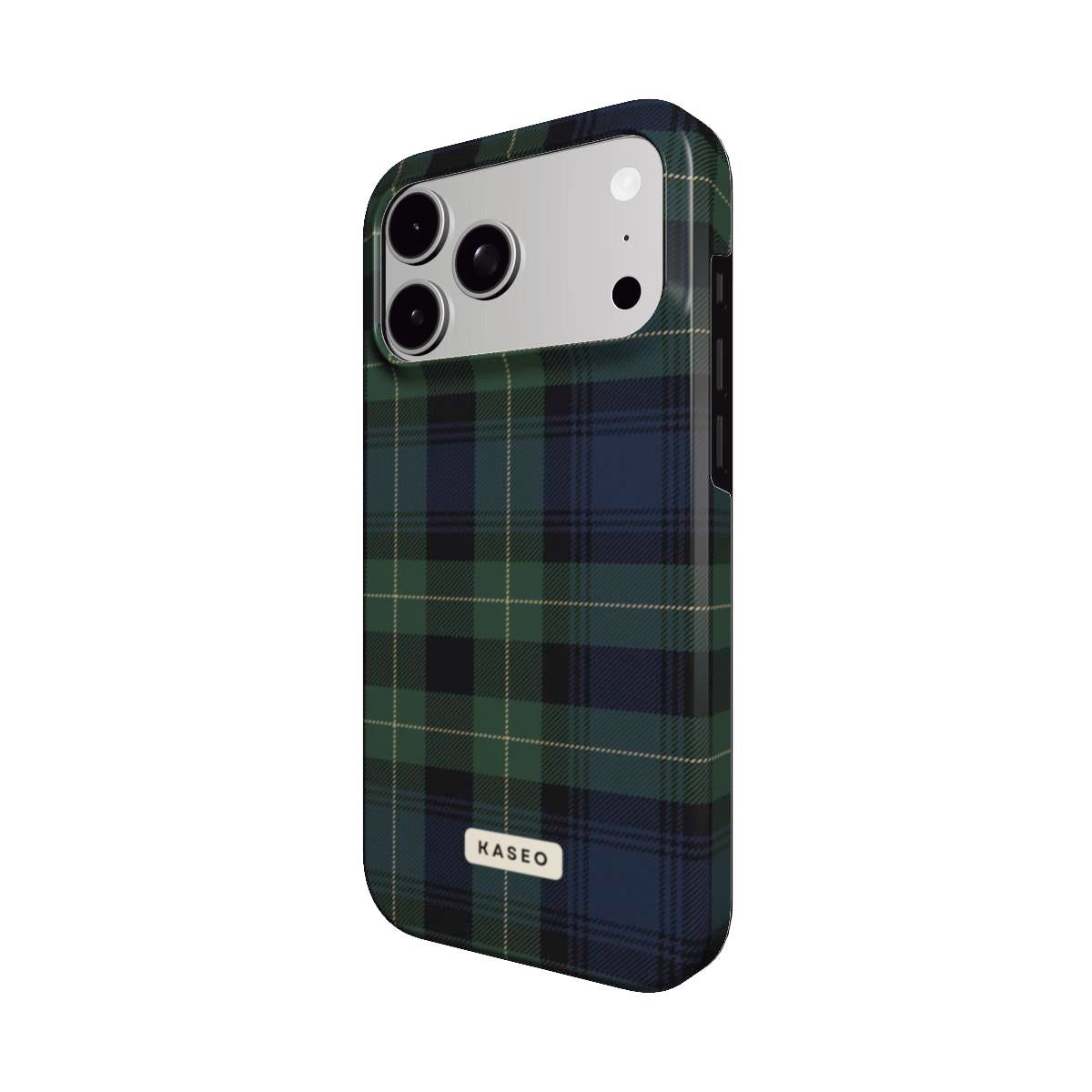 Black Watch MagSafe phone case - angle