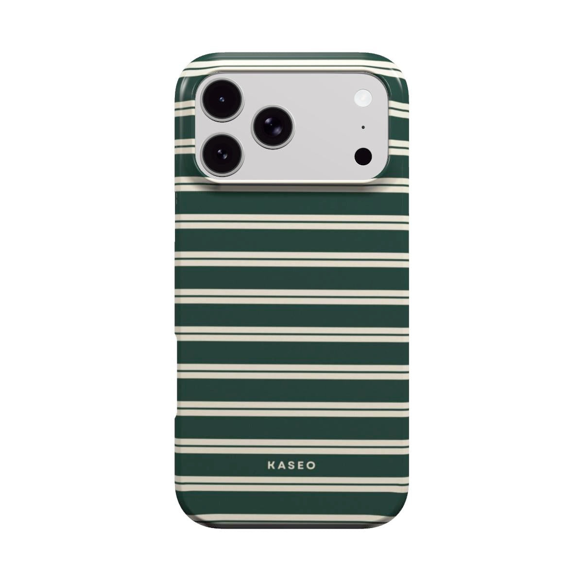 Bottle Green Stripe MagSafe phone case
