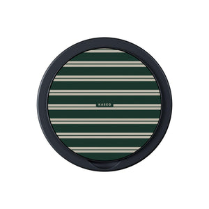 Bottle Green Stripe - Magnetic Phone Grip