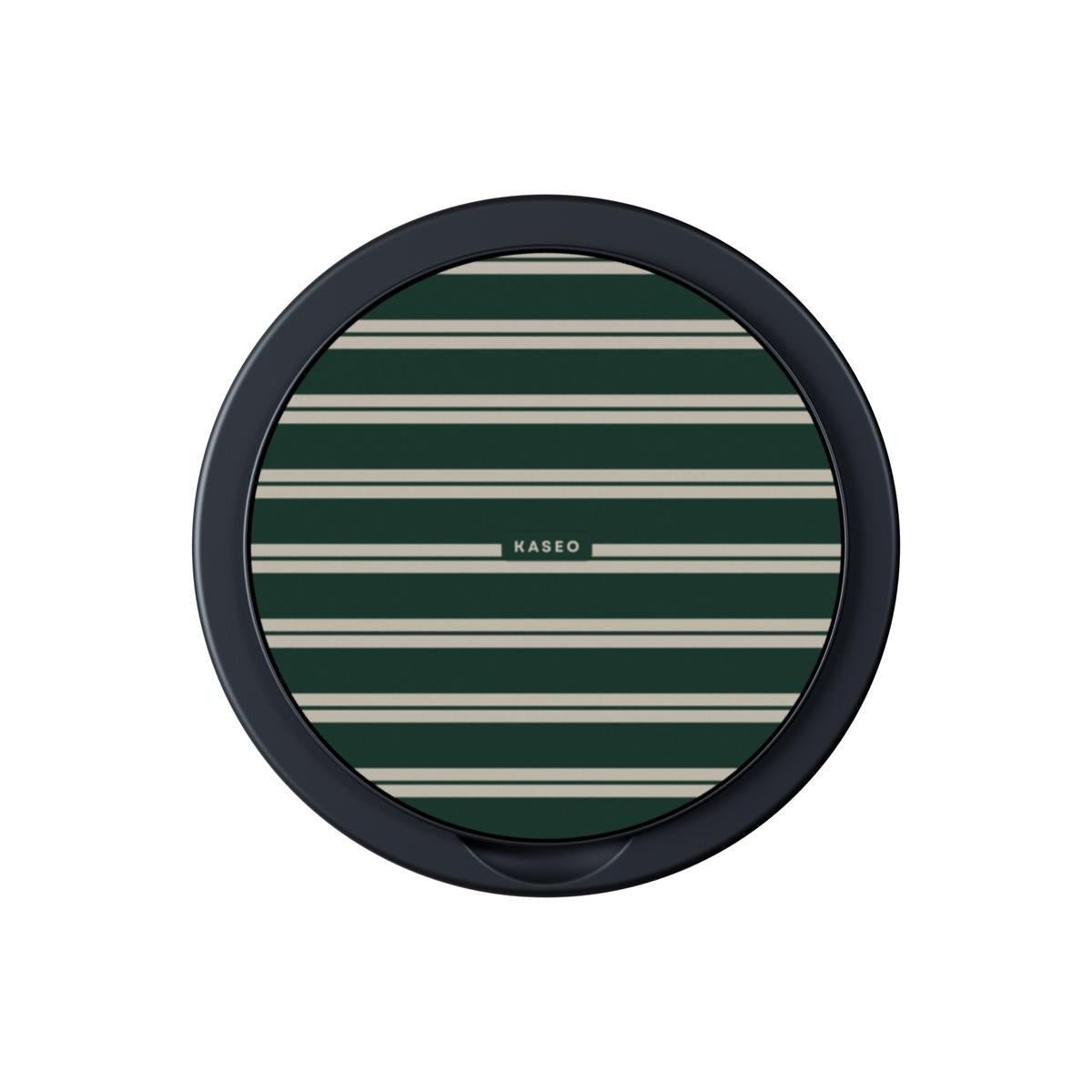 Bottle Green Stripe - Magnetic Phone Grip