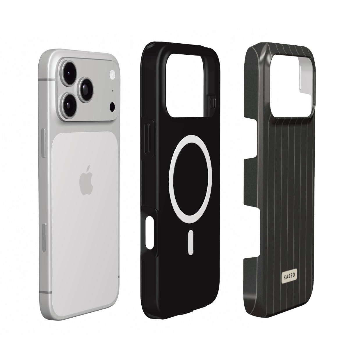 Chalk Stripe MagSafe phone case - MagSafe layers