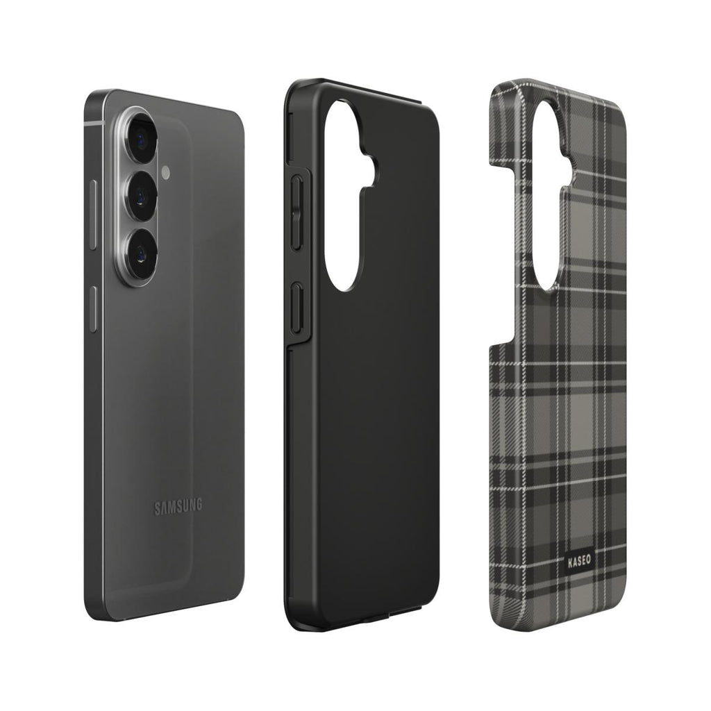 Grey Tartan - Android Tough Phone Case