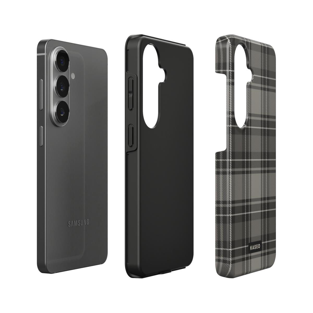 Grey Tartan - Android Tough Phone Case