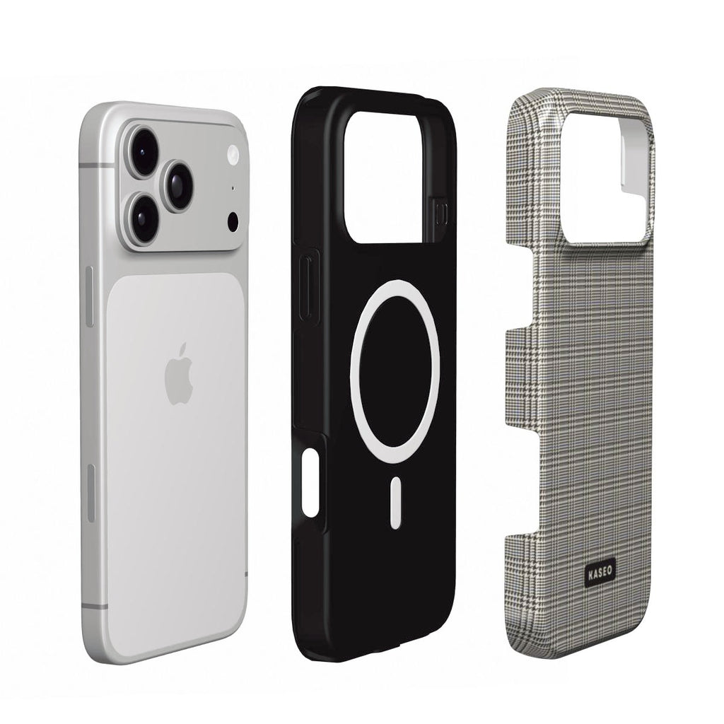 Prince Check MagSafe phone case - MagSafe layers