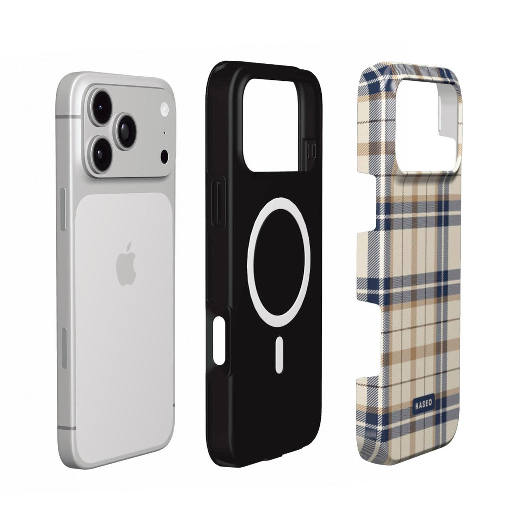 Dress Cream MagSafe phone case - MagSafe layers