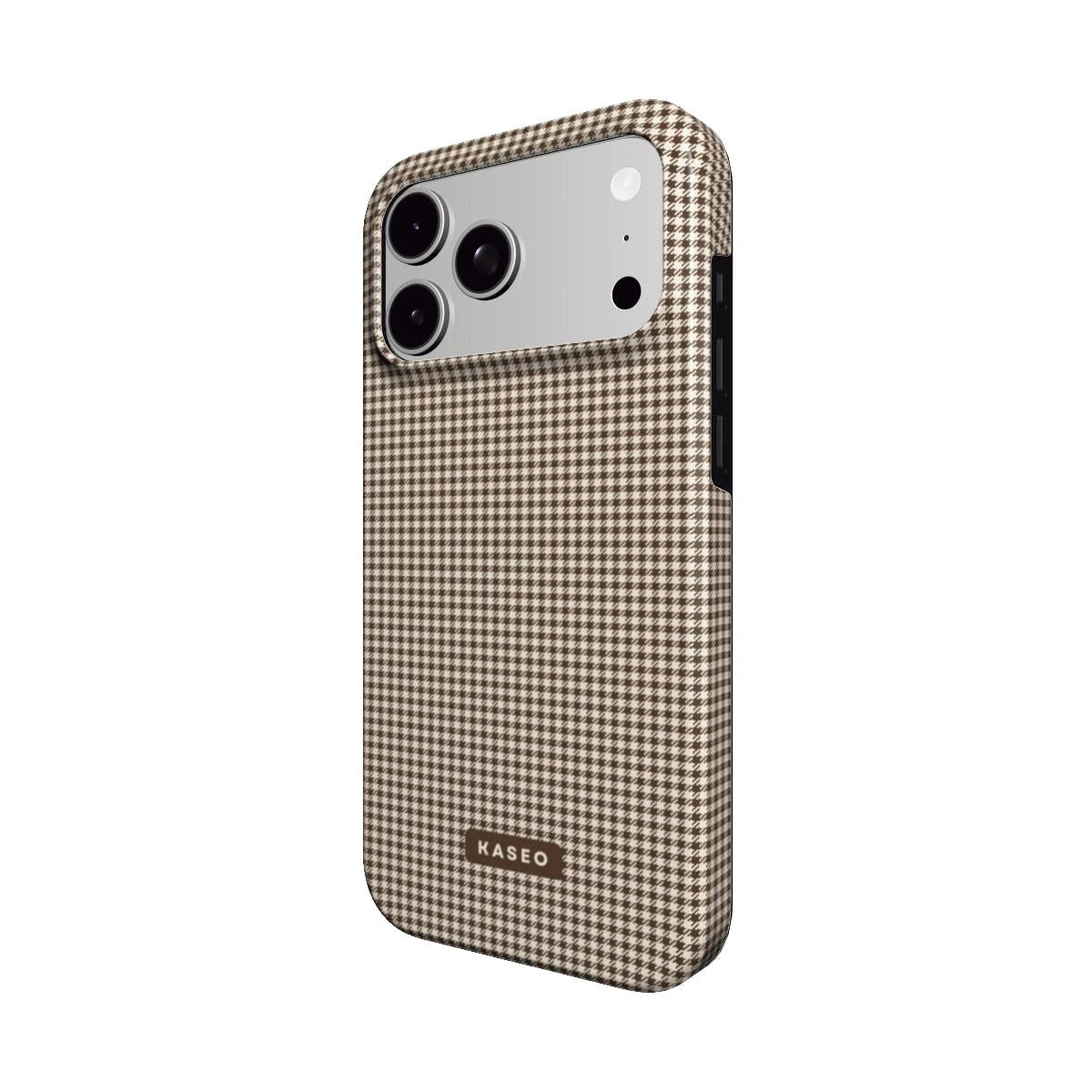 Shepherd's Check MagSafe phone case - angle