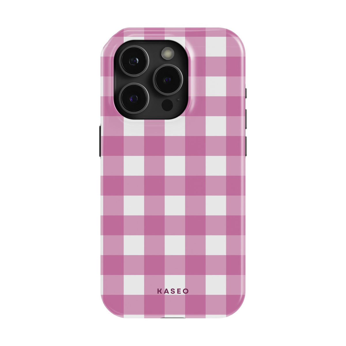 Gingham Pink case - iPhone 14 Pro