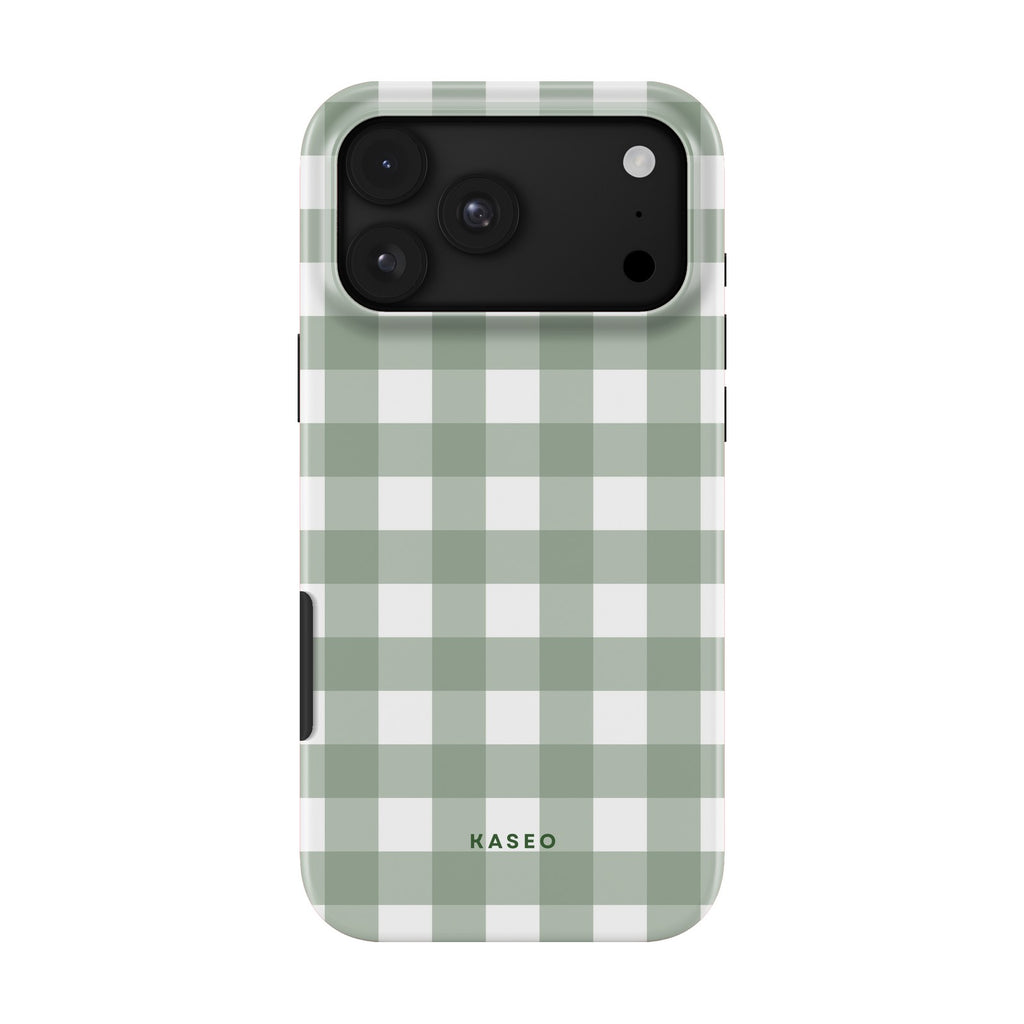 Gingham Sage case - iPhone 18 Pro