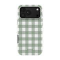 Gingham Sage case - iPhone 18 Pro