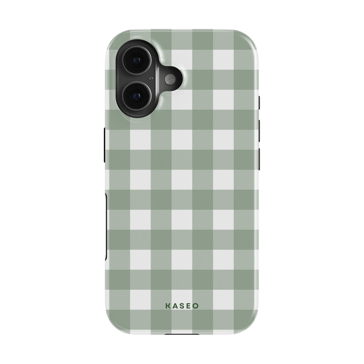 Gingham Sage case - iPhone 16
