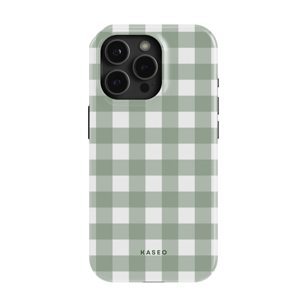Gingham Sage case - iPhone 14 Pro Max