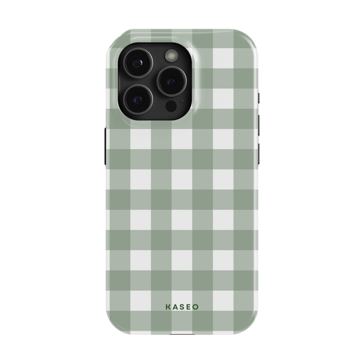 Gingham Sage case - iPhone 13 Pro