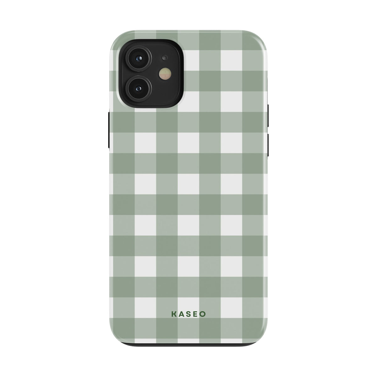Gingham Sage case - iPhone 12