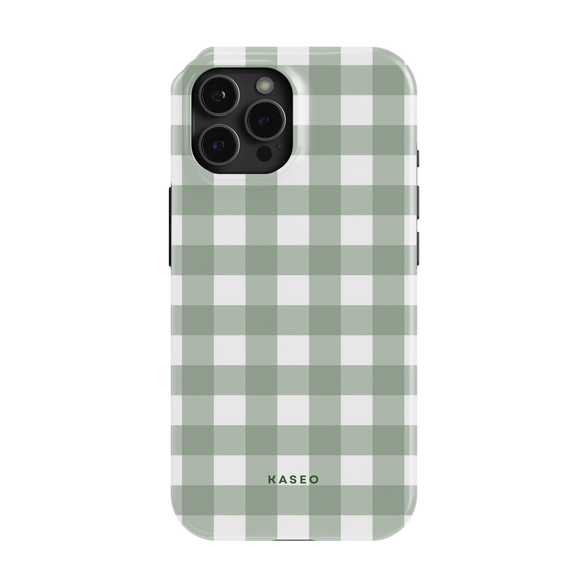 Gingham Sage case - iPhone 12 Pro Max