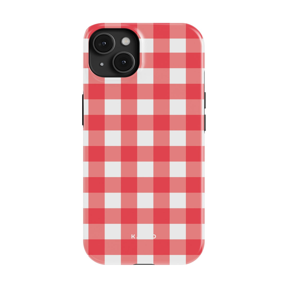 Gingham Red case - iPhone 15 Plus