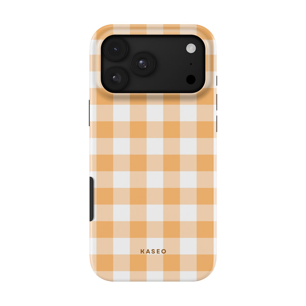 Gingham Yellow case - iPhone 18 Pro