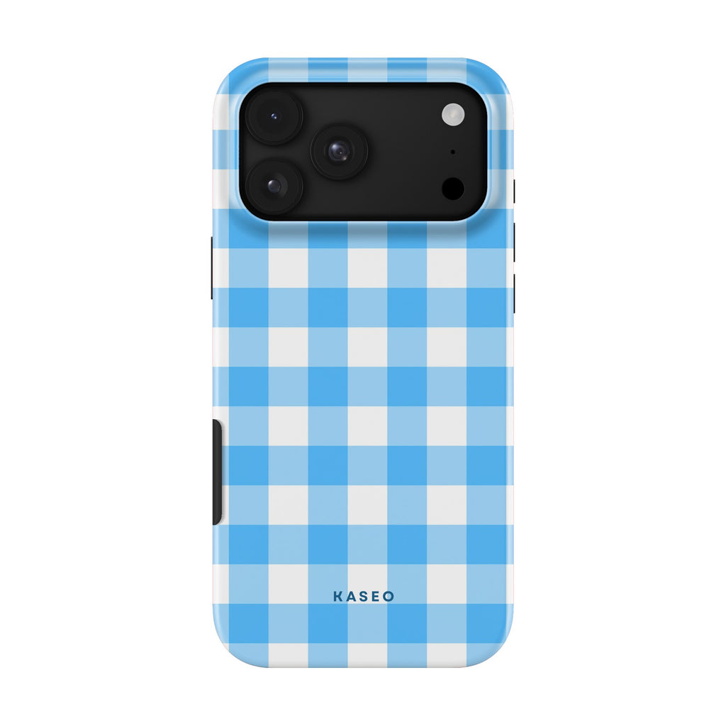 Gingham Sky Blue case - iPhone 18 Pro