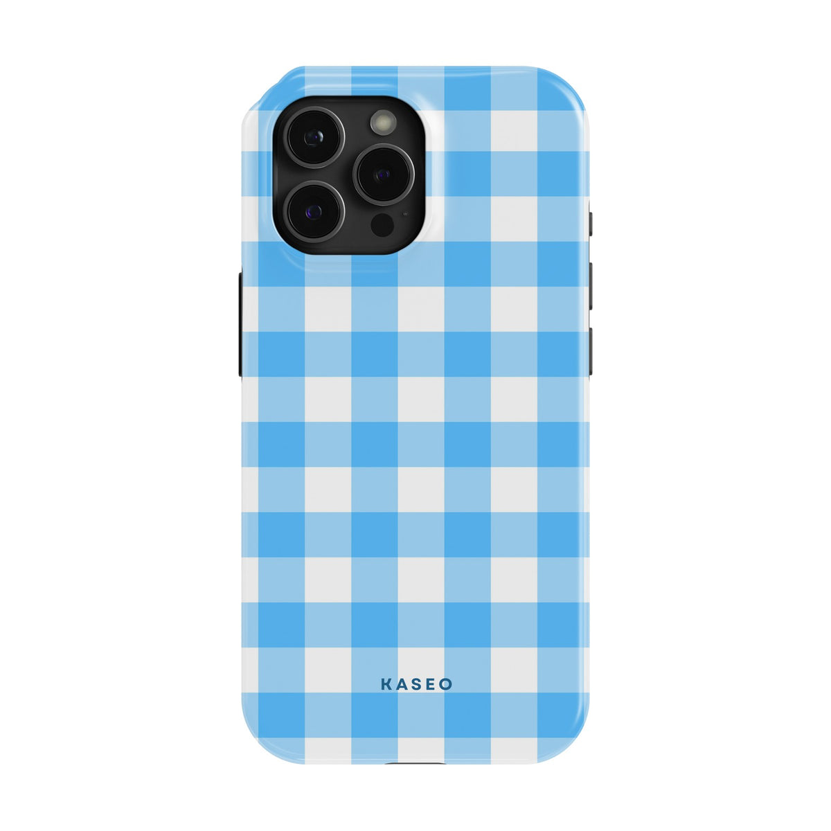 Gingham Sky Blue case - iPhone 13 Pro Max