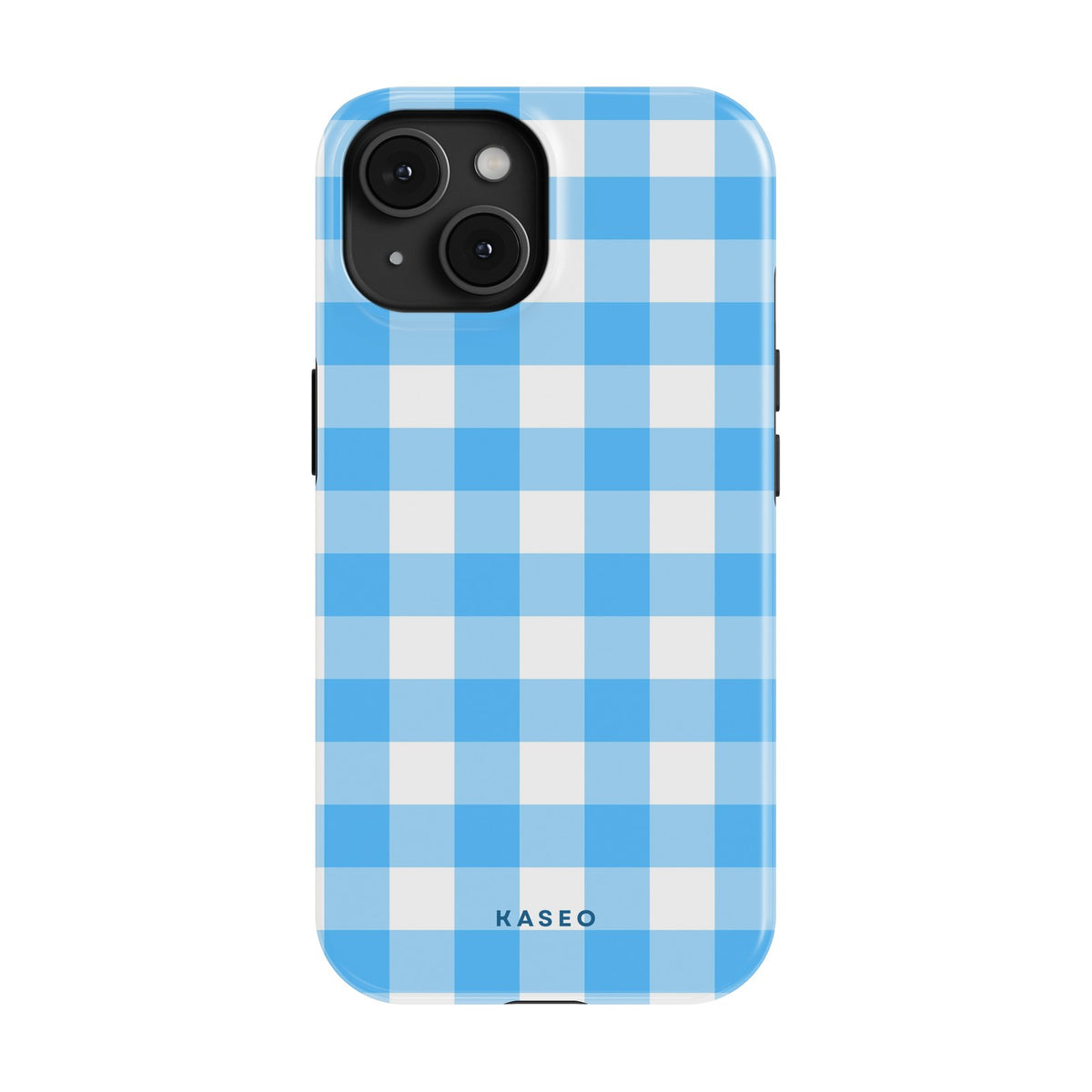 Gingham Sky Blue case - iPhone 13 Mini