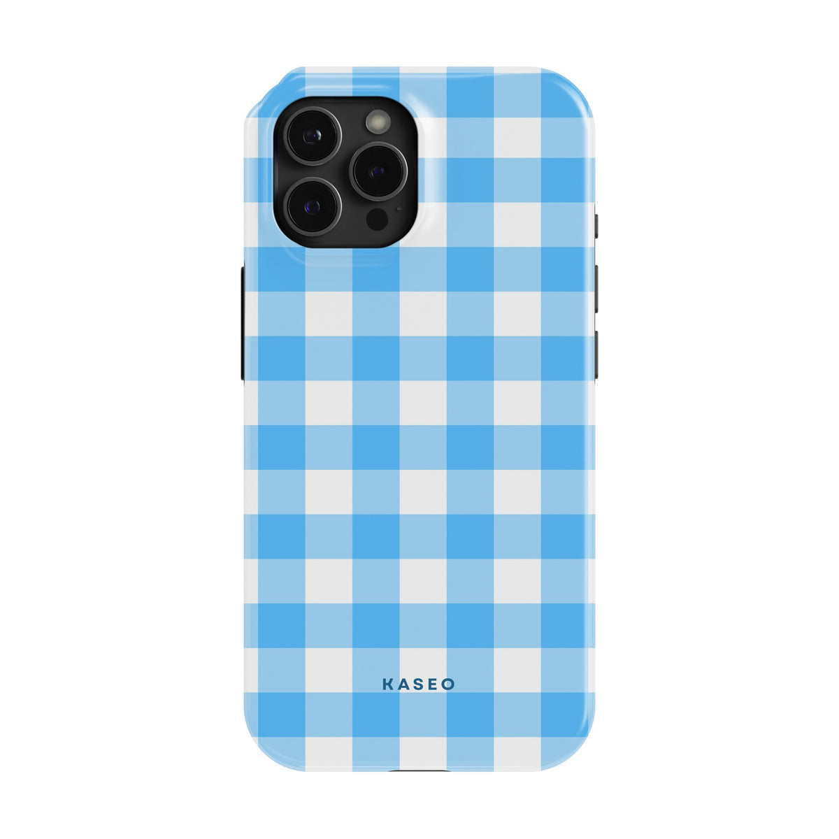 Gingham Sky Blue case - iPhone 12 Pro Max