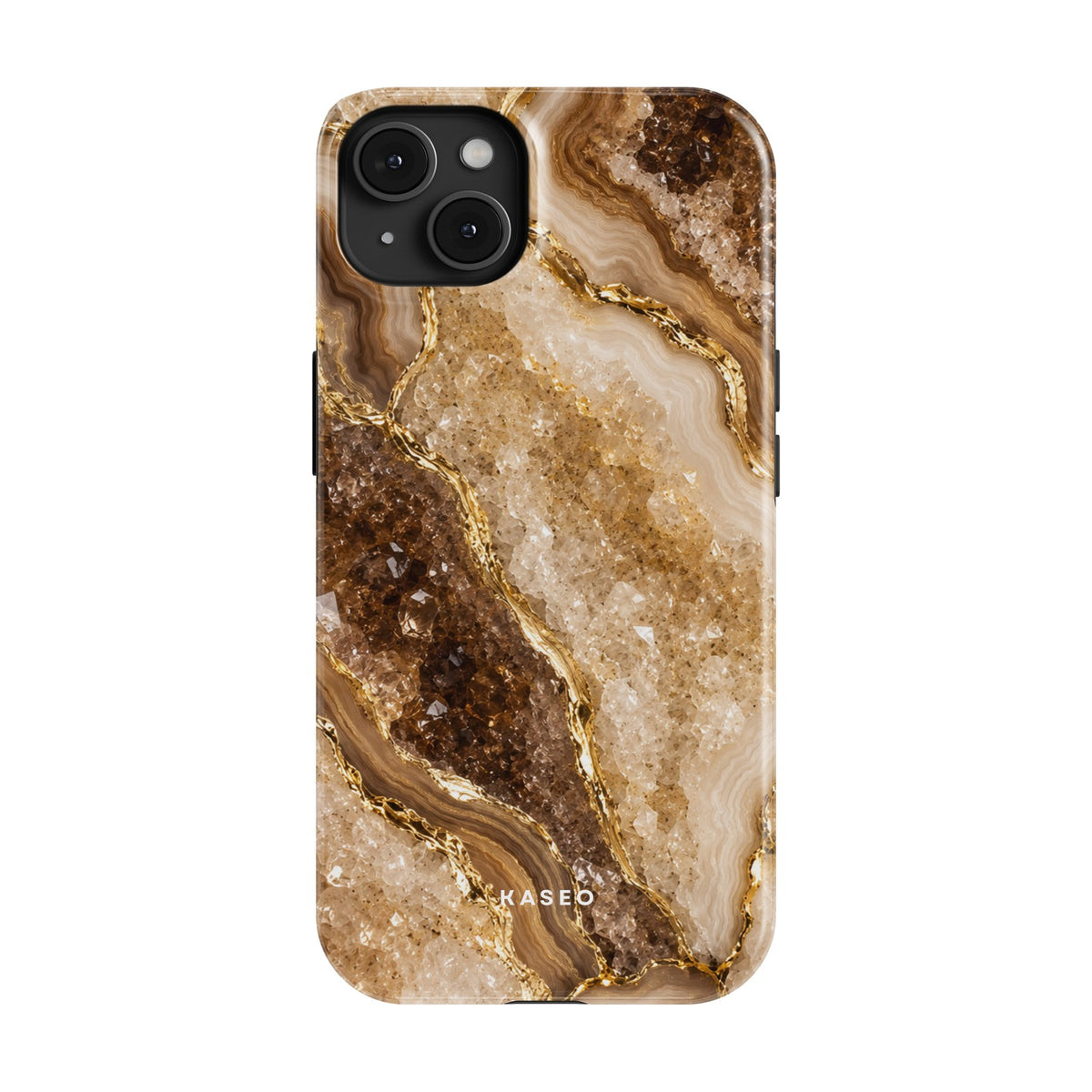 Brown Marble case - iPhone 14 Plus