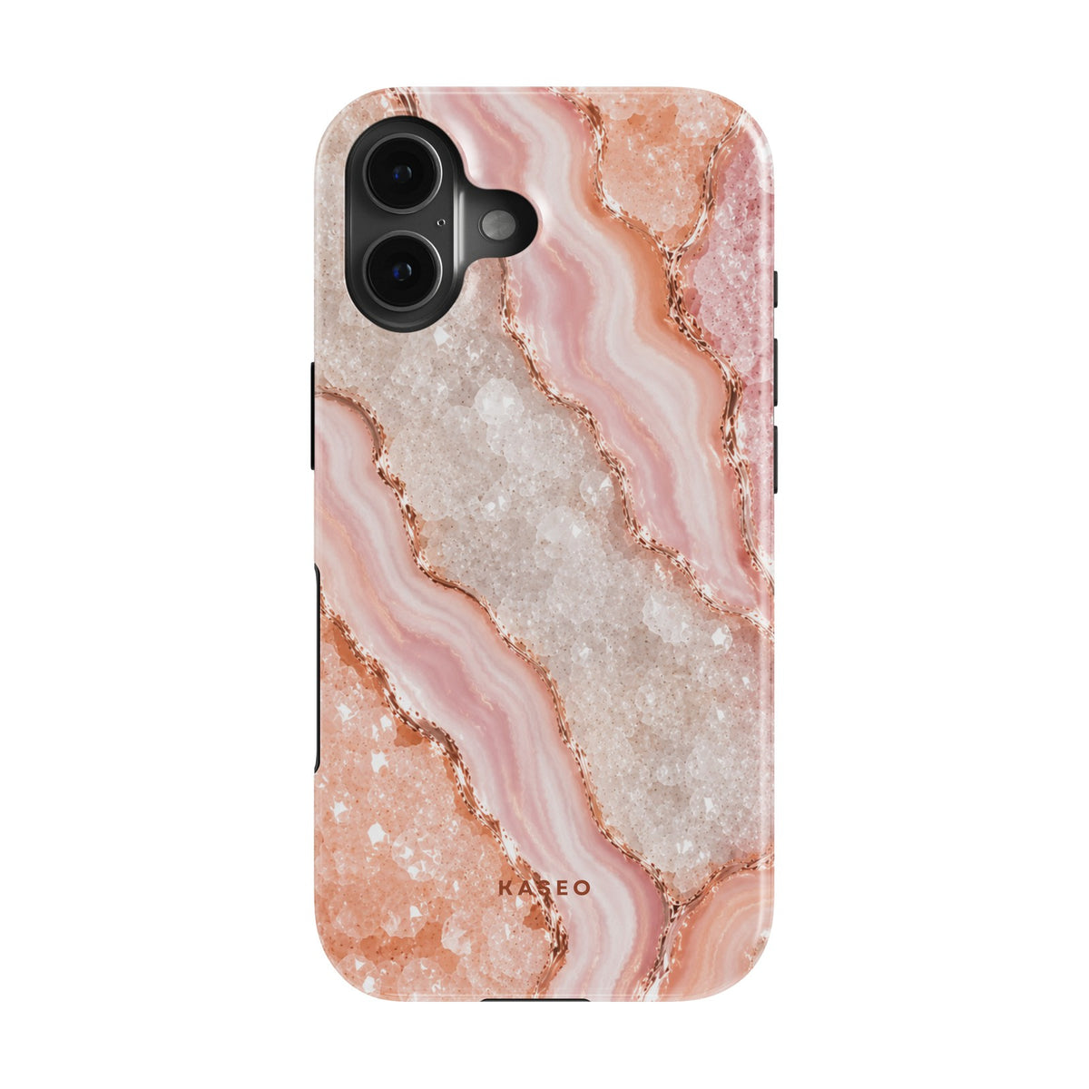 Pink Marble case - iPhone 16 Plus