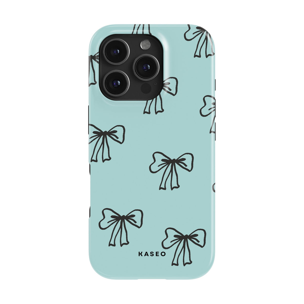 Bow Blue case - iPhone 16 Pro