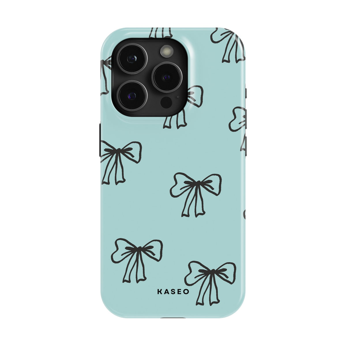 Bow Blue case - iPhone 15 Pro