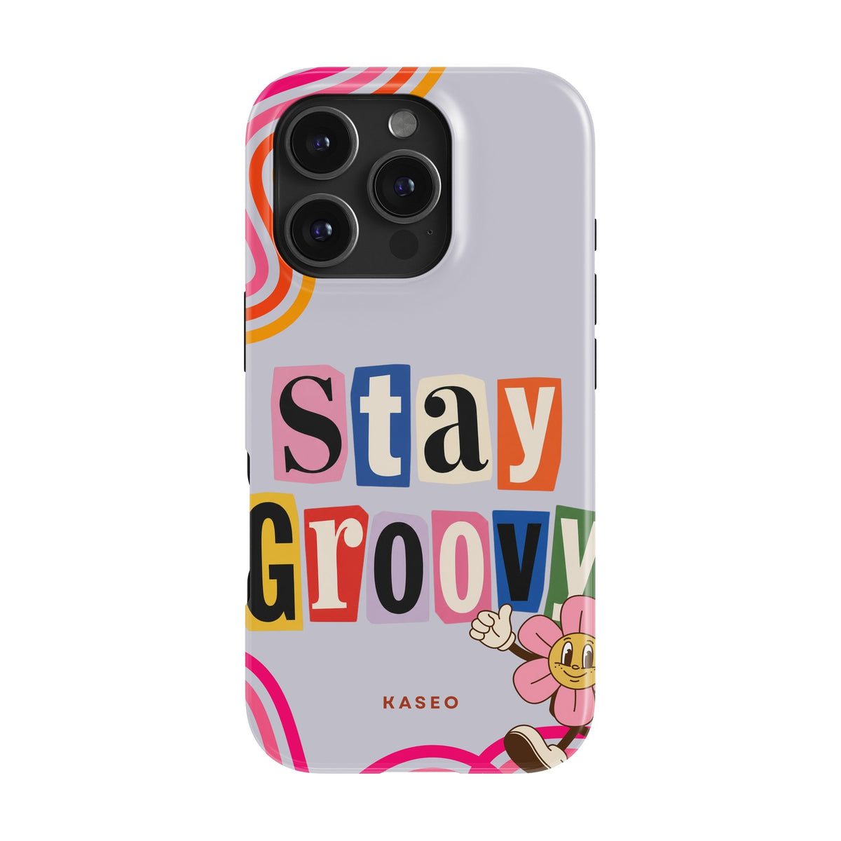 Stay Groovy (Pink Edition) case - iPhone 16 Pro
