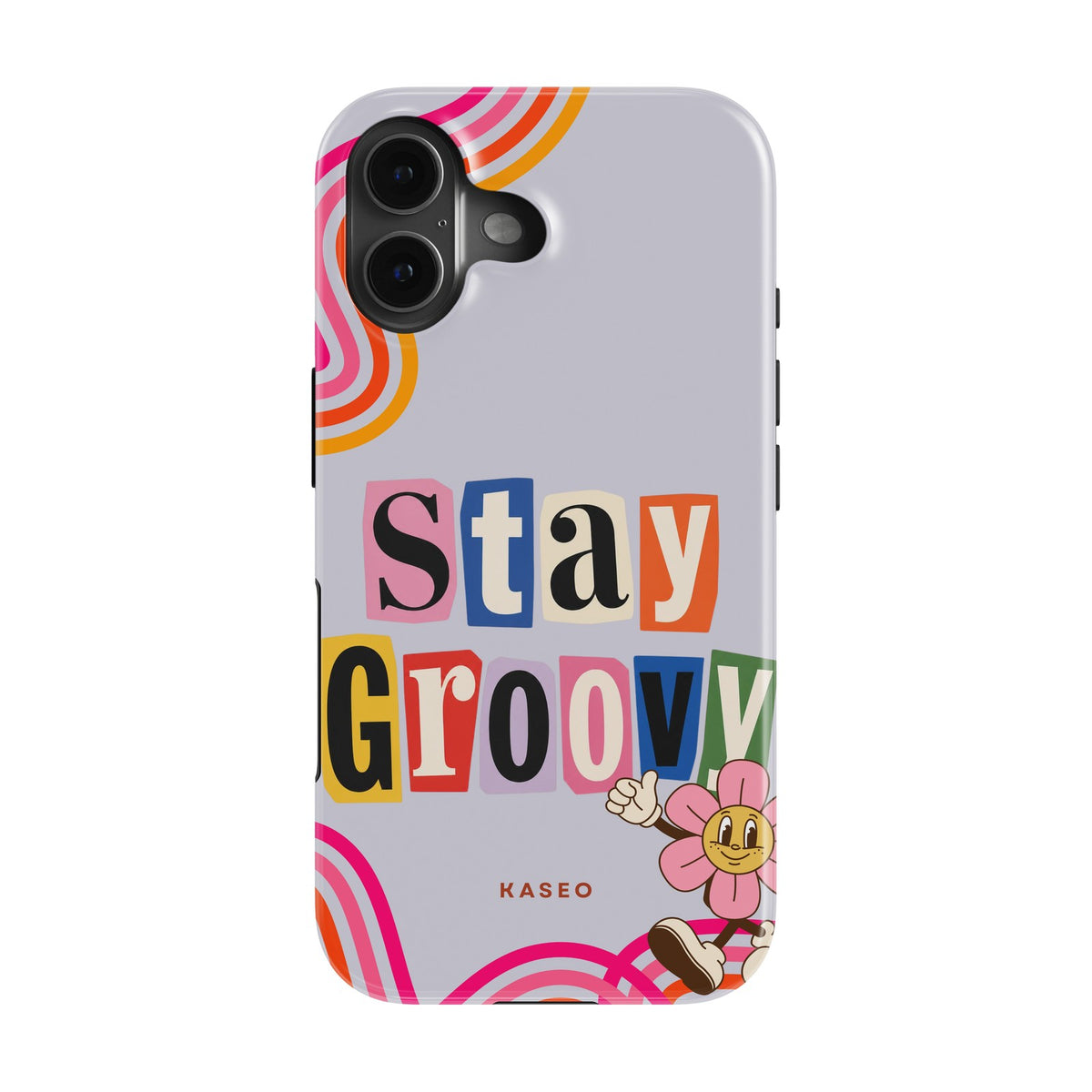 Stay Groovy (Pink Edition) case - iPhone 16 Plus