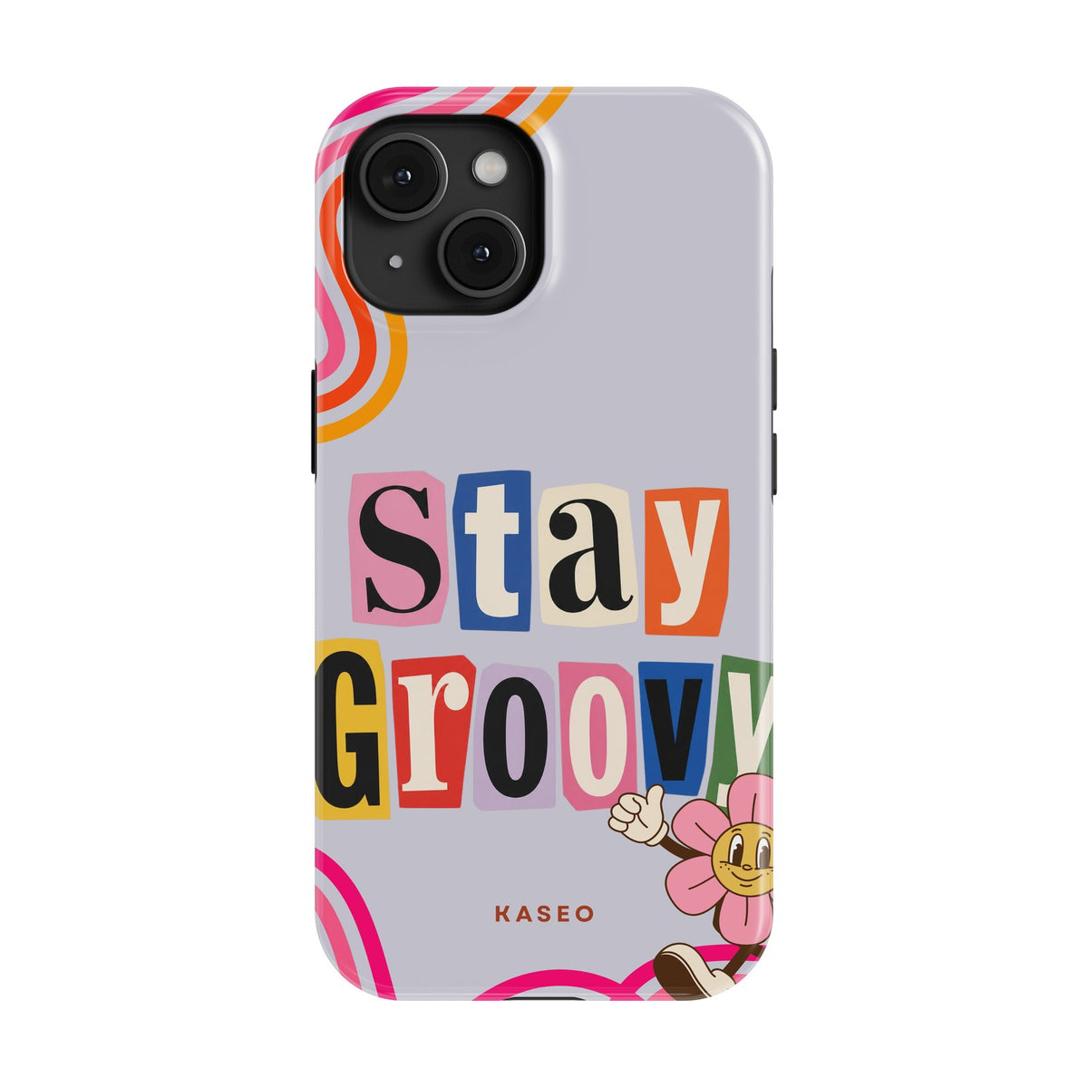 Stay Groovy (Pink Edition) case - iPhone 15