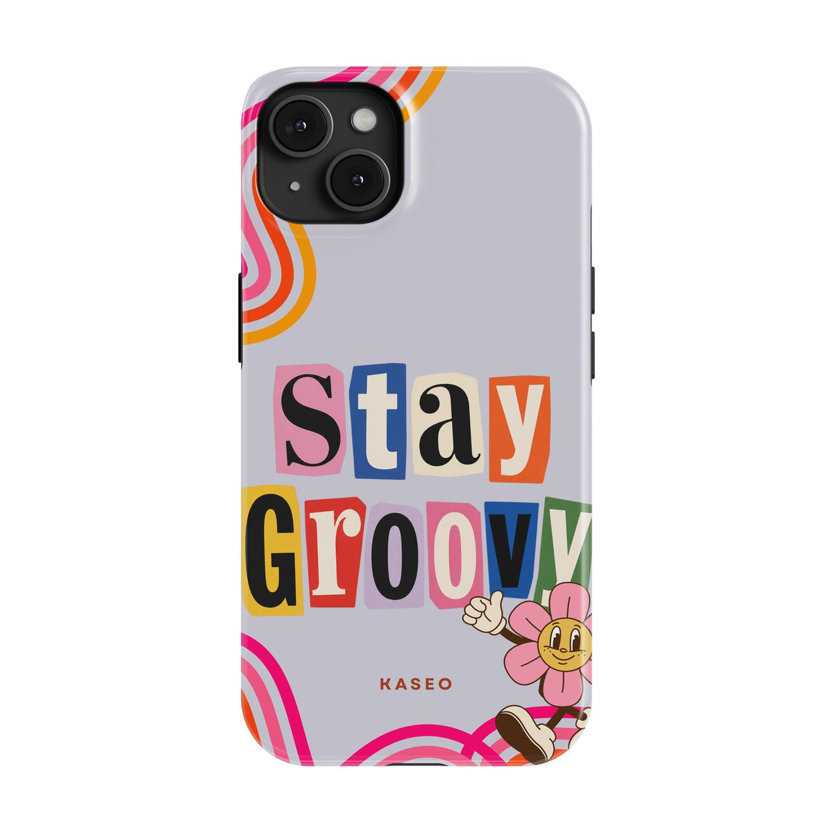 Stay Groovy (Pink Edition) case - iPhone 15 Plus