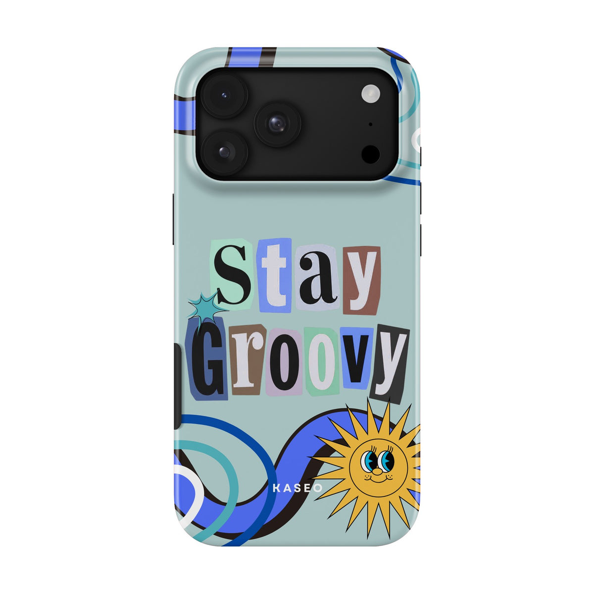 Stay Groovy (Blue Edition) case - iPhone 18 Pro