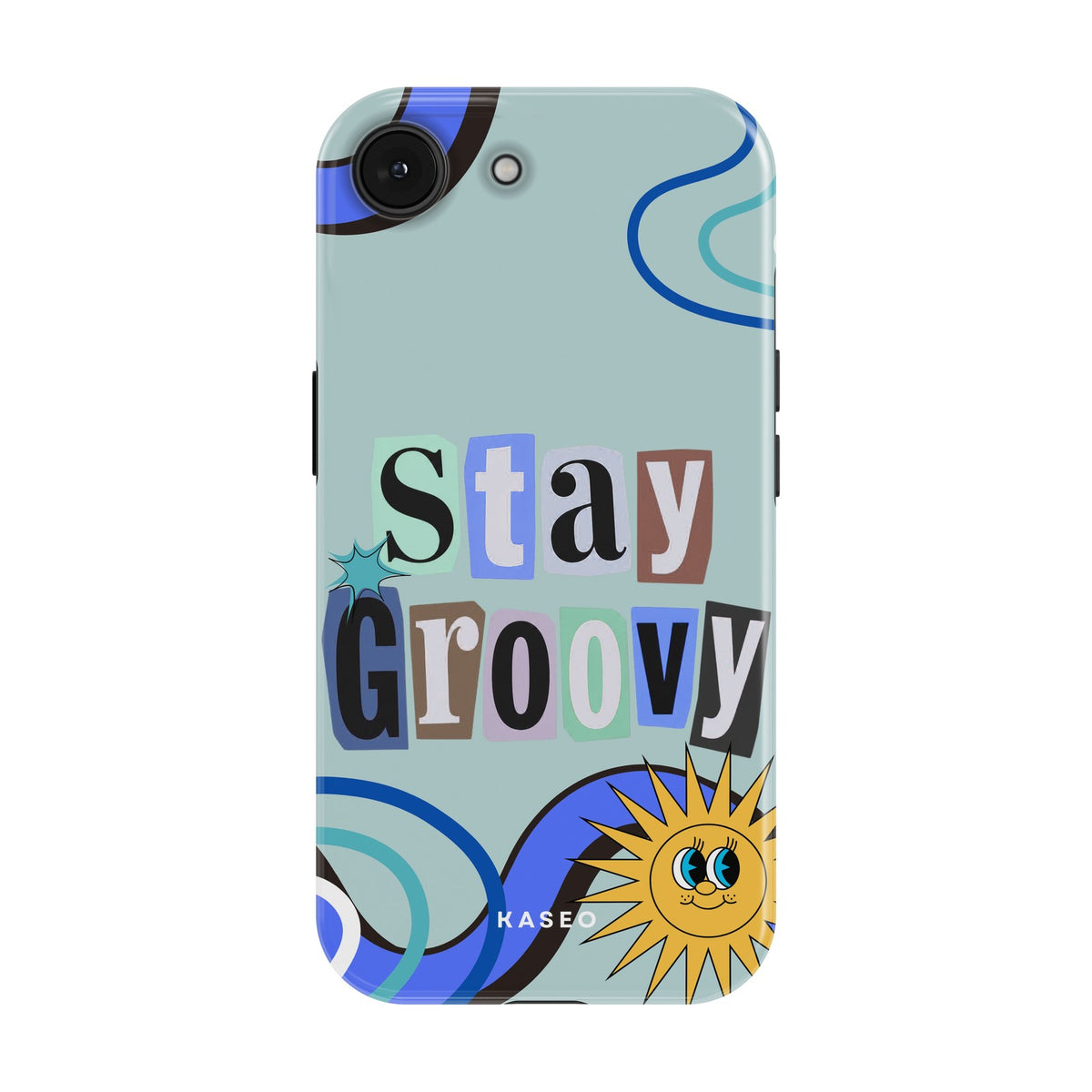 Stay Groovy (Blue Edition) case - iPhone 16e