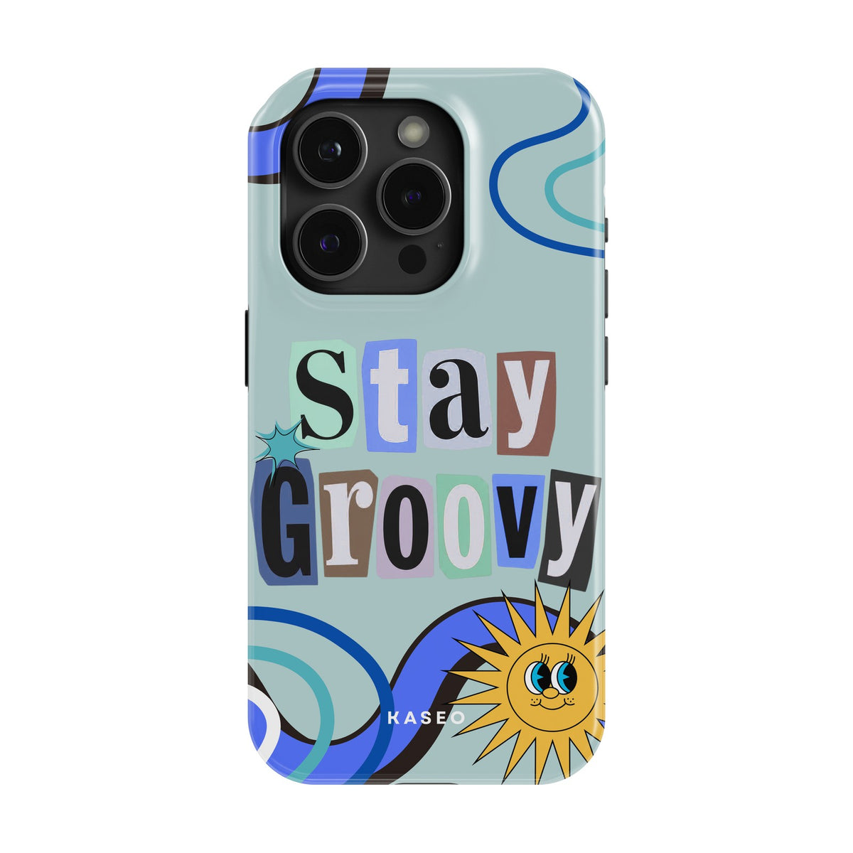 Stay Groovy (Blue Edition) case - iPhone 14 Pro