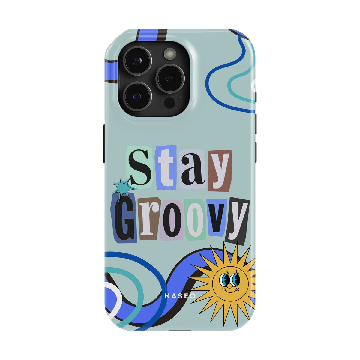 Stay Groovy (Blue Edition) case - iPhone 14 Pro Max